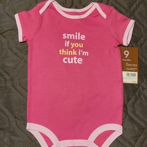 Smile If You Think I'm Cute Carter's Wiggle In Bodysuit, 9M